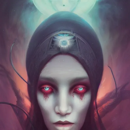 Image similar to cthulu, by tom bagshaw, dramatic lighting