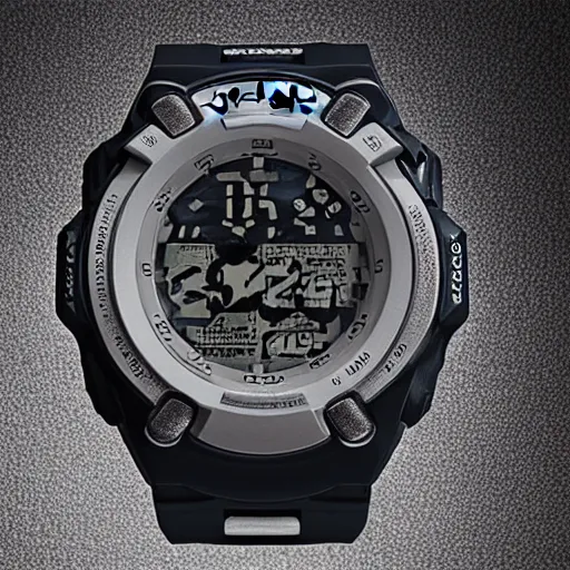 Image similar to gshock ga 2100 design by kikuo ibe