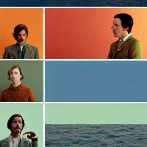 Image similar to 5 colors used by wes anderson