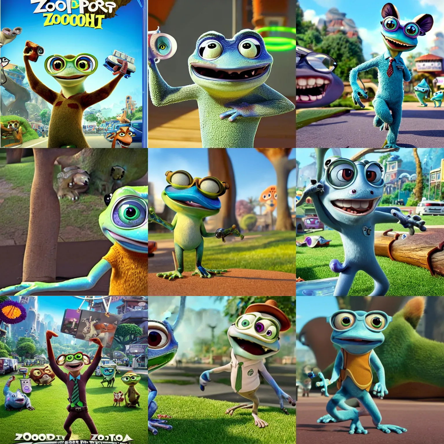 Green Crazy Frog | Poster