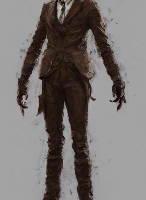 Image similar to a highly detailed illustration of timothee chalamet wearing brown coat and face mask, extra mechanical arms on his back, dramatic hands in pocket standing pose, intricate, elegant, highly detailed, centered, digital painting, artstation, concept art, smooth, sharp focus, league of legends concept art, WLOP