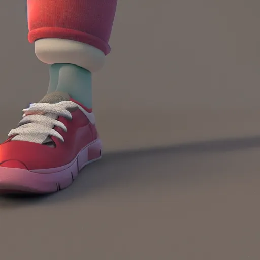 Image similar to 👟🍒 ,unreal engine 5, cinema4D, octane render, Detailed, cinematográfic, artstation