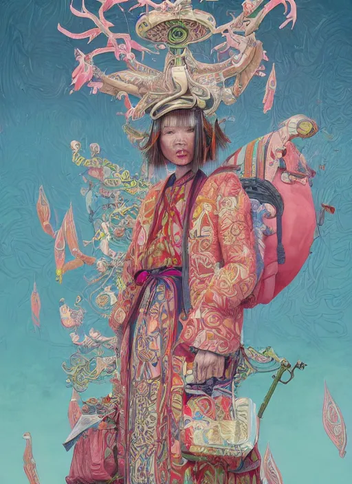 Image similar to yunnan people : : by martine johanna and simon stalenhag and chie yoshii and casey weldon and wlop : : ornate, dynamic, particulate, rich colors, intricate, elegant, highly detailed, centered, artstation, smooth, sharp focus, octane render, 3 d