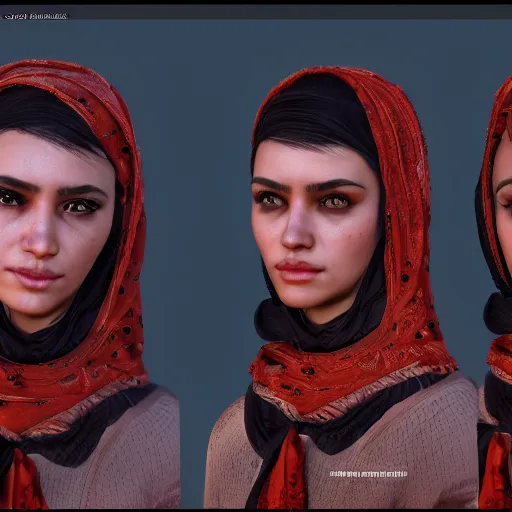 Image similar to afghan women, perfect faces, highly detailed, artstation, concept art, smooth, unreal engine 5, 8 k, masterpiece