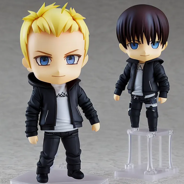 Prompt: Jesse Pinkman, An anime Nendoroid of Jesse Pinkman, figurine, detailed product photo