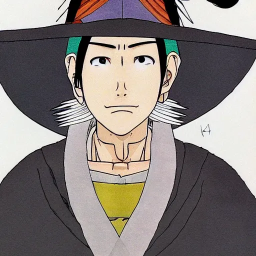 Image similar to Portrait of a wizard, by Masashi Kishimoto