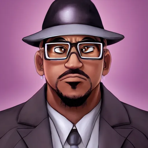 Image similar to portrait of big smoke, anime fantasy illustration by tomoyuki yamasaki, kyoto studio, madhouse, ufotable, trending on artstation