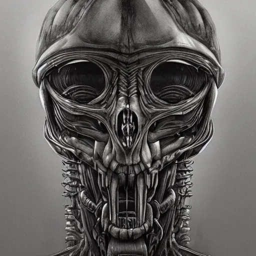 Image similar to giger, trending on artstation