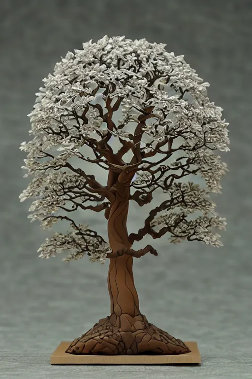 Prompt: a tree, nendoroid, intricate, elegant, highly detailed, smooth, sharp focus, artstation