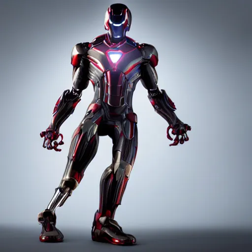 Image similar to still photo of marvel ultron, highly detailed, photorealistic portrait, bright studio setting, studio lighting, crisp quality and light reflections, unreal engine 5 quality render