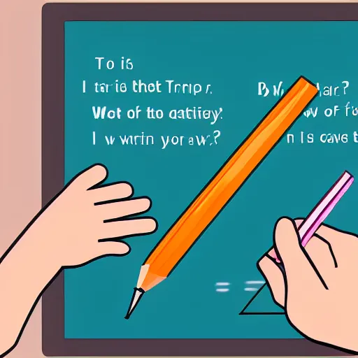 Prompt: wikihow illustration explaining the art of prompt writing