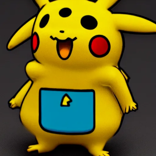 Prompt: a uranium pikachu