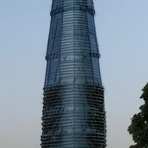 Image similar to bat tower designed by Norman Foster