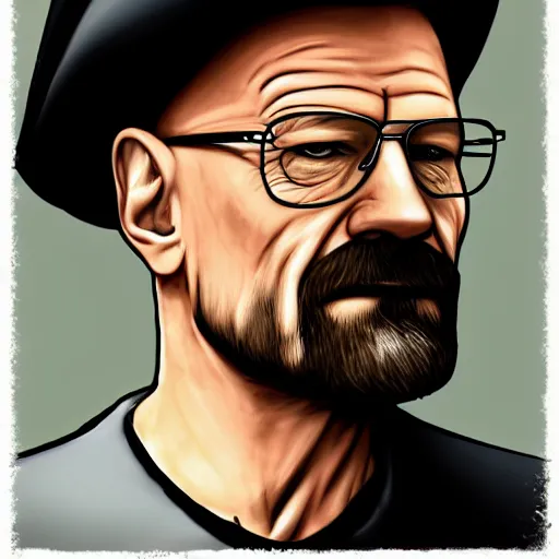 Prompt: Walter White furry art, trending on furaffinity