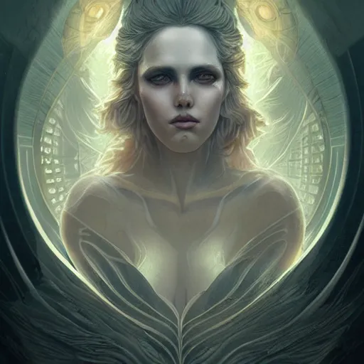 Image similar to solar recharge, beautiful, detailed symmetrical close-up portrait, intricate complexity, rule of thirds, in the style of Charlie Bowater, Tom Bagshaw, Alexis Franklin, Elena Masci, Pawel Rebisz