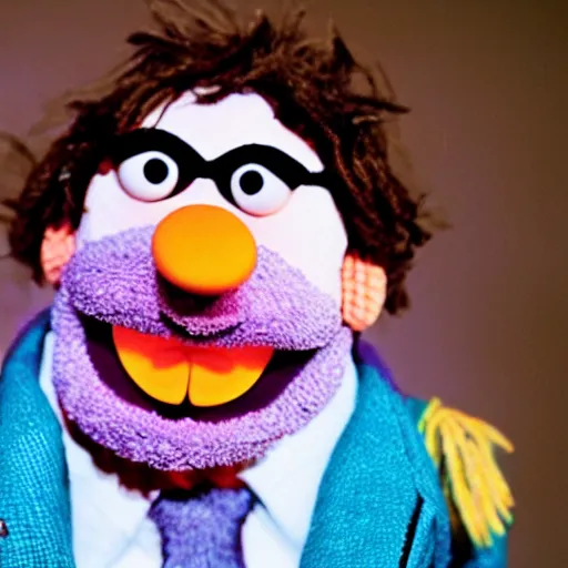 Image similar to river cuomo as a muppet