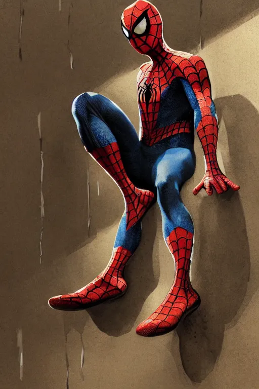 Image similar to spiderman sneakers, decorative ornaments, by carl spitzweg, ismail inceoglu, vdragan bibin, hans thoma, greg rutkowski, alexandros pyromallis, perfect face, sharply focused, sharply detailed, centered, rule of thirds, realistic shading