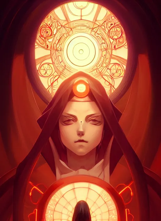 Image similar to symmetry!! itachi, glowing lights!! intricate, elegant, highly detailed, digital painting, artstation, concept art, smooth, sharp focus, illustration, art by artgerm and greg rutkowski and alphonse mucha