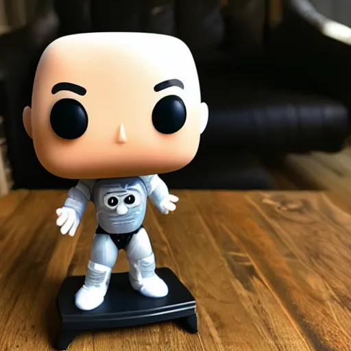 Prompt: hybrid human funko pop