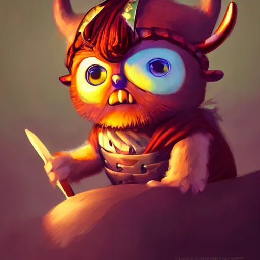 Prompt: viking furby, 2d game fanart behance hd by Jesper Ejsing, by RHADS, Makoto Shinkai and Lois van baarle, ilya kuvshinov, rossdraws global illumination