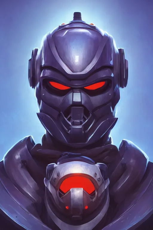 Image similar to epic mask helmet robot ninja portrait stylized as fornite style game design fanart by concept artist gervasio canda, behance hd by jesper ejsing, by rhads, makoto shinkai and lois van baarle, ilya kuvshinov, rossdraws global illumination radiating a glowing aura global illumination ray tracing hdr render in unreal engine 5