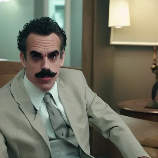 Image similar to jordan peterson as borat in borat, 8k resolution, full HD, cinematic lighting, award winning, anatomically correct