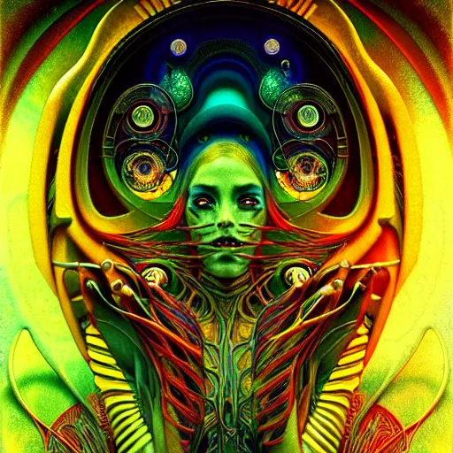 Image similar to extremely psychedelic beautiful brutalist organism infected by night. intricate, elegant, highly detailed, extremely lifelike photorealistic digital painting, artstation. steichen, gaston bussiere, tom bagshaw, brutalist cyberpunk alphonse mucha. elegant minimalism. anatomically correct. sharp focus. gold with white accents. surreal lush cosmic hallucination