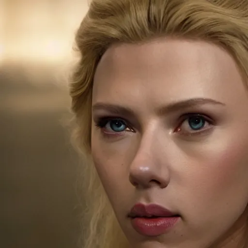 Image similar to scarlett johansson as galadriel