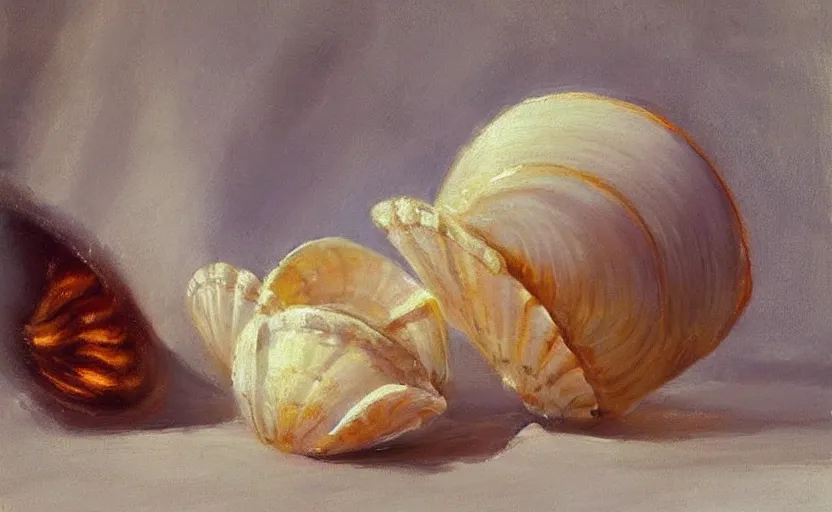 Image similar to Beautiful alchemy seashell. By Konstantin Razumov, highly detailded