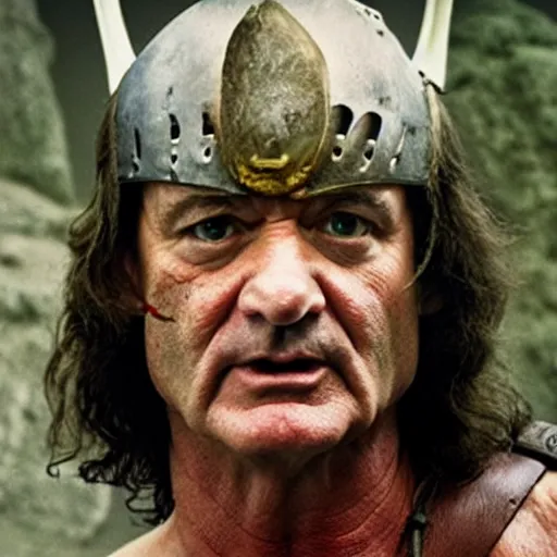 Image similar to bill murray as conan the barbarian