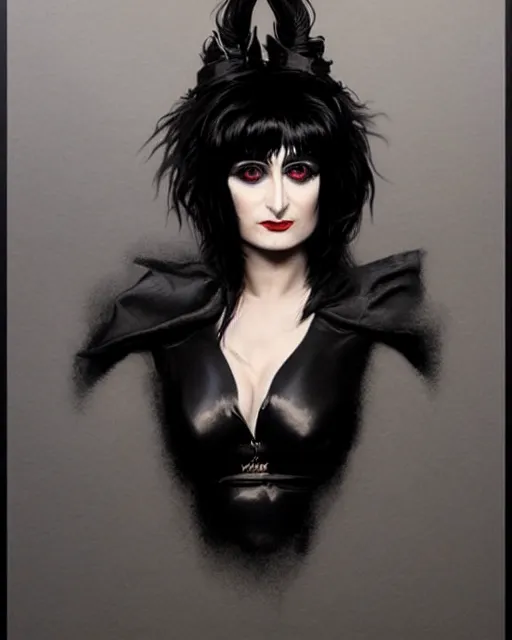 Image similar to portrait of siouxsie sioux, black hair, elegant, real life skin, intricate artwork, high detailed, artstation, concept art, smooth, sharp focus, art by artgerm and greg rutkowski @ ruprechy