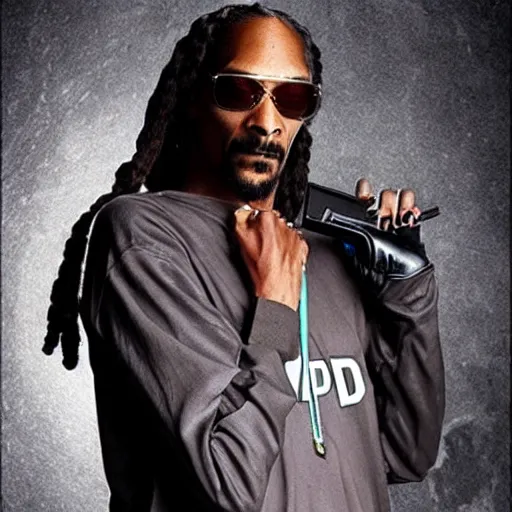 Prompt: snoop dogg as a walking dead character