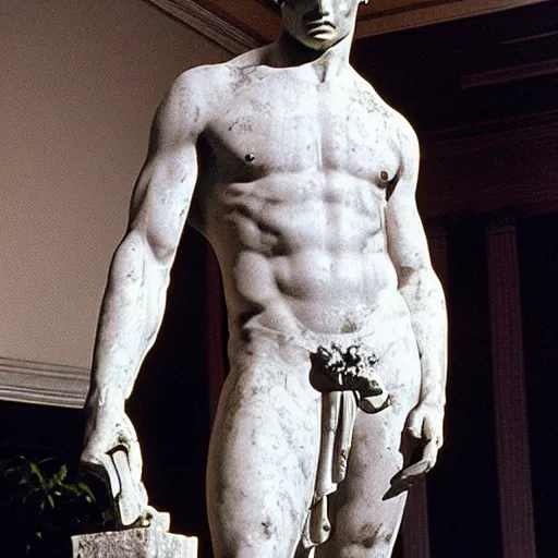 Image similar to greek statue of Julius Caesar in American Psycho (1999)