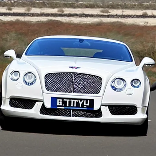 Image similar to white Bentley Continental Gt Exploding! Exploding! Explosion!