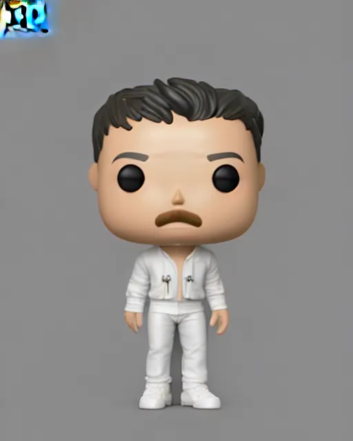 Image similar to full body 3d render of Jimin of BTS as a funko pop, studio lighting, white background, blender, trending on artstation, 8k, highly detailed , intricate details