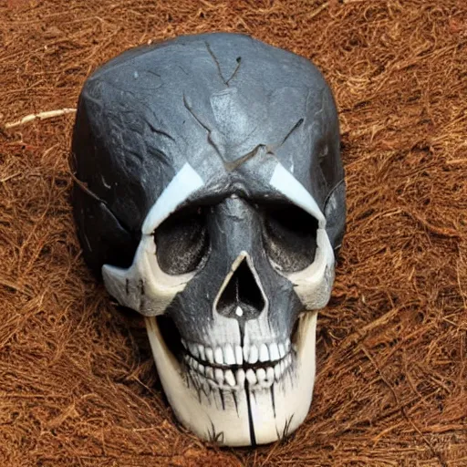 Prompt: yautja skull