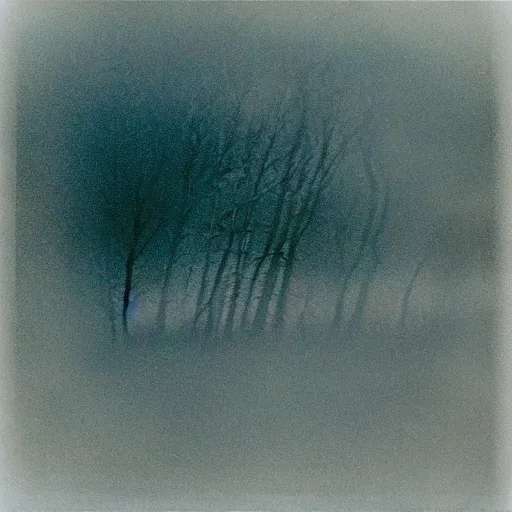 Image similar to polaroid by andrei tarkovsky and stephen gammell, surreal fever ray video of nordic house with sprials of fog pouring out of every window, rim light, shot at night with studio lights, liminal space, photorealistic, high definition, technicolor, award - winning photography, masterpiece, amazing colors,