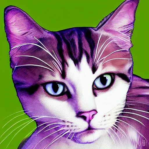 Prompt: Emma Watson as a cat, high quality digital art