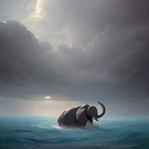 Image similar to loxodon by greg rutkowski