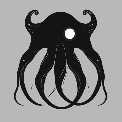 cyborg octopus but minimalistic corporative art, | Stable Diffusion ...