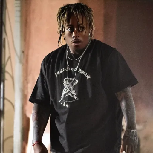 Prompt: juice wrld in sons of anarchy very detailed 4k quality super realistic