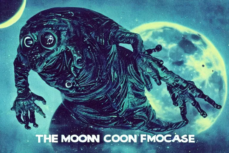 Image similar to the moon creature from a 9 0 s found footage