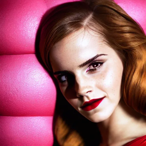 Prompt: Emma Watson modeling as Jessica Rabbit from Zelda, (EOS 5DS R, ISO100, f/8, 1/125, 84mm, postprocessed, crisp face, facial features)