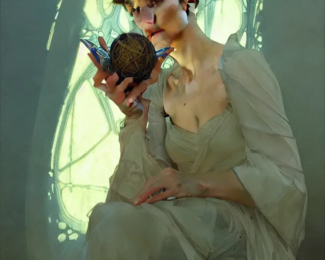 Image similar to photography of euan uglow, deep focus, d & d, fantasy, intricate, elegant, highly detailed, digital painting, artstation, concept art, matte, sharp focus, illustration, hearthstone, art by artgerm and greg rutkowski and alphonse mucha