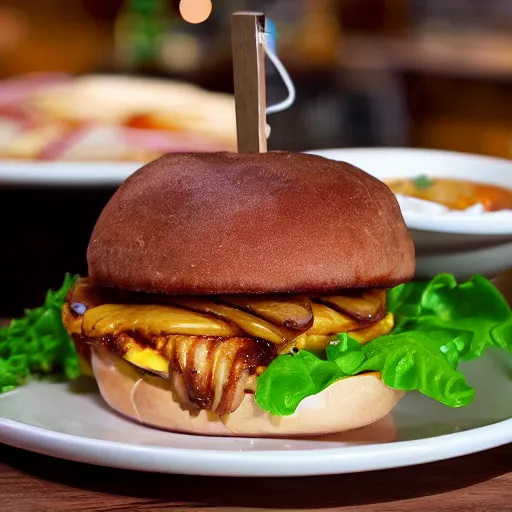 Prompt: restaurant “Happy’s Humble Burger Barn” 8K —n 4