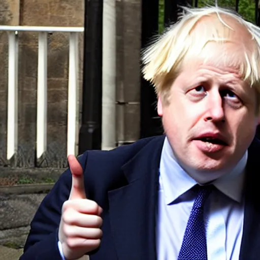 Image similar to Boris Johnson in style of playstation 1 graphics, lots of detail, ultra HD