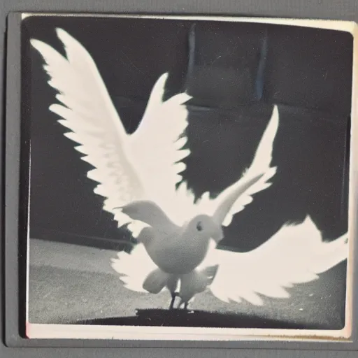 Image similar to 1 9 5 0 s polaroid picture of moltres