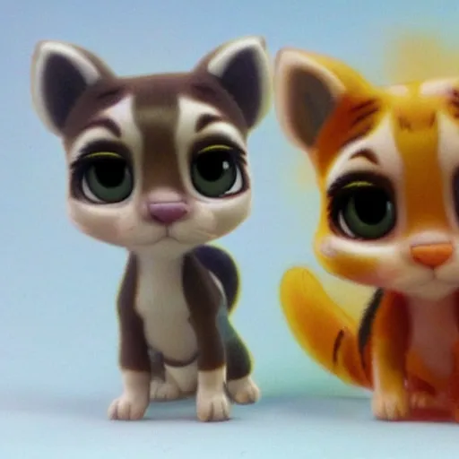 Prompt: 3d Littlest Pet Shop tiger, master painter and art style of Noel Coypel, art of Émile Eisman-Semenowsky, art of Édouard Bisson