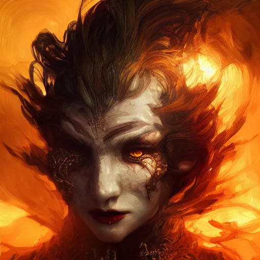 Prompt: portrait painting of a noble vampire monster, mysterious atmospheric lighting, teeth, manor, medieval, dark fantasy, painted, intricate, volumetric lighting, rich deep colours masterpiece, golden hour, sharp focus, ultra detailed, by ruan jia