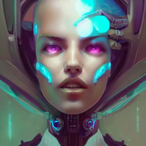 a portrait of a beautiful cybernetic jinx, cyberpunk | Stable Diffusion ...